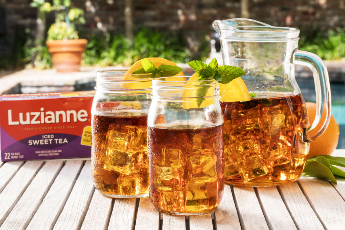 Pitcher of Luzianne® Iced Sweet Tea Recipe Luzianne Tea