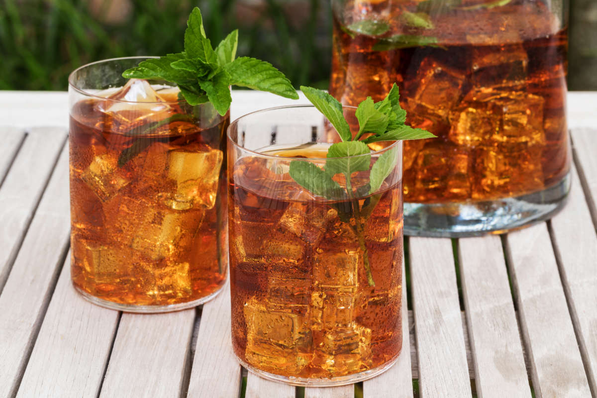 decaffeinated mint tea