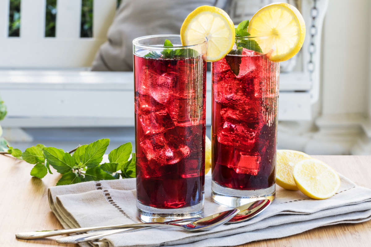 Hibiscus Iced Tea Sparkler Luzianne Tea