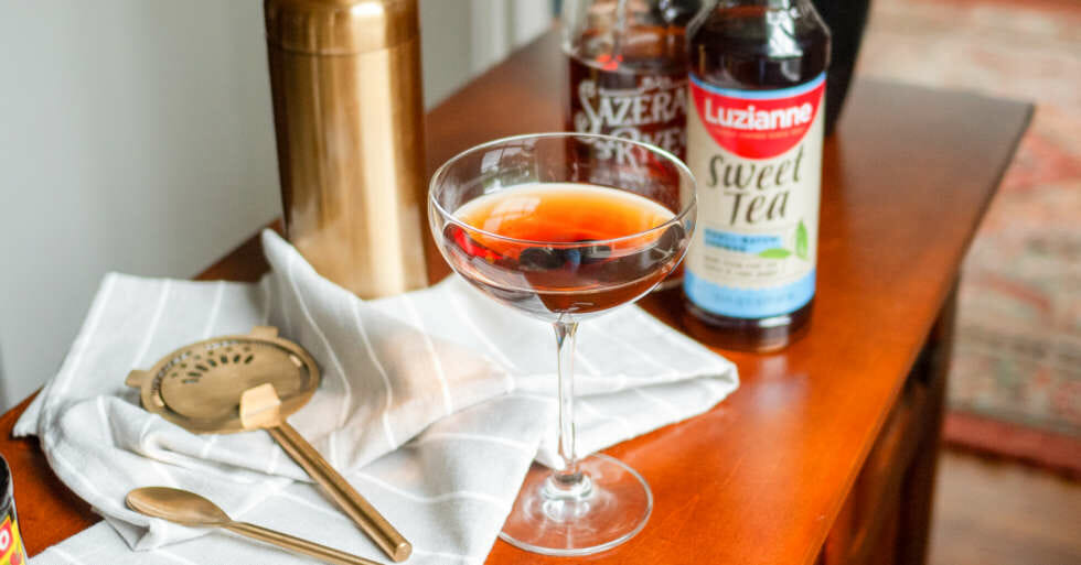 Manhattan on the Mississippi Sweet Tea Cocktail Recipe Luzianne® Tea