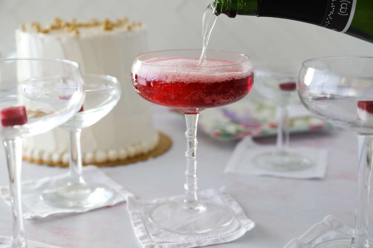 Hibiscus Tea and Elderberry Champagne Cocktail Recipe - Luzianne Tea