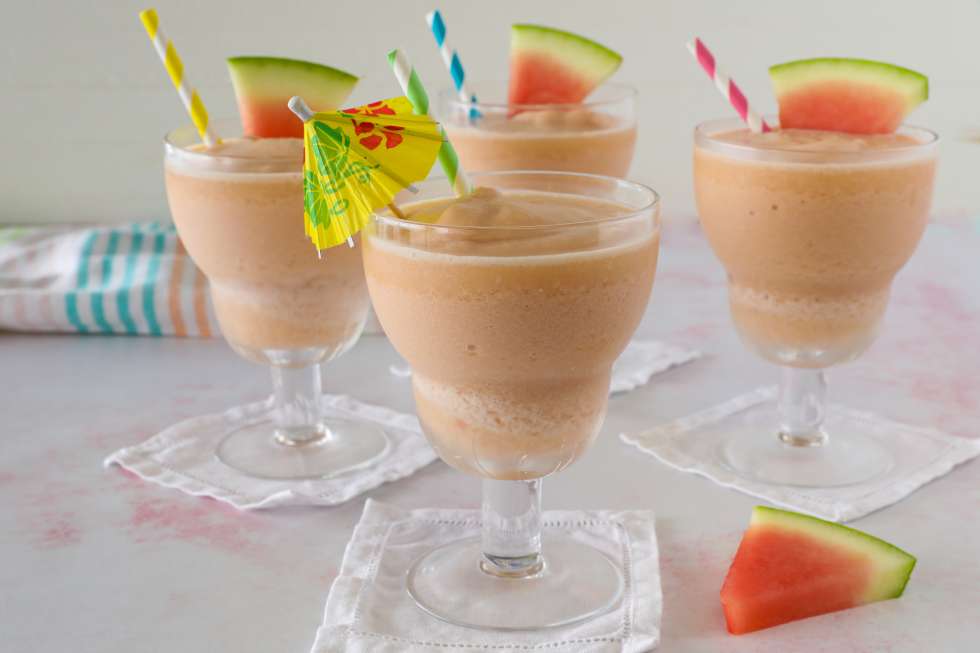 Green Tea and Watermelon Piña Coladas Recipe Luzianne Tea