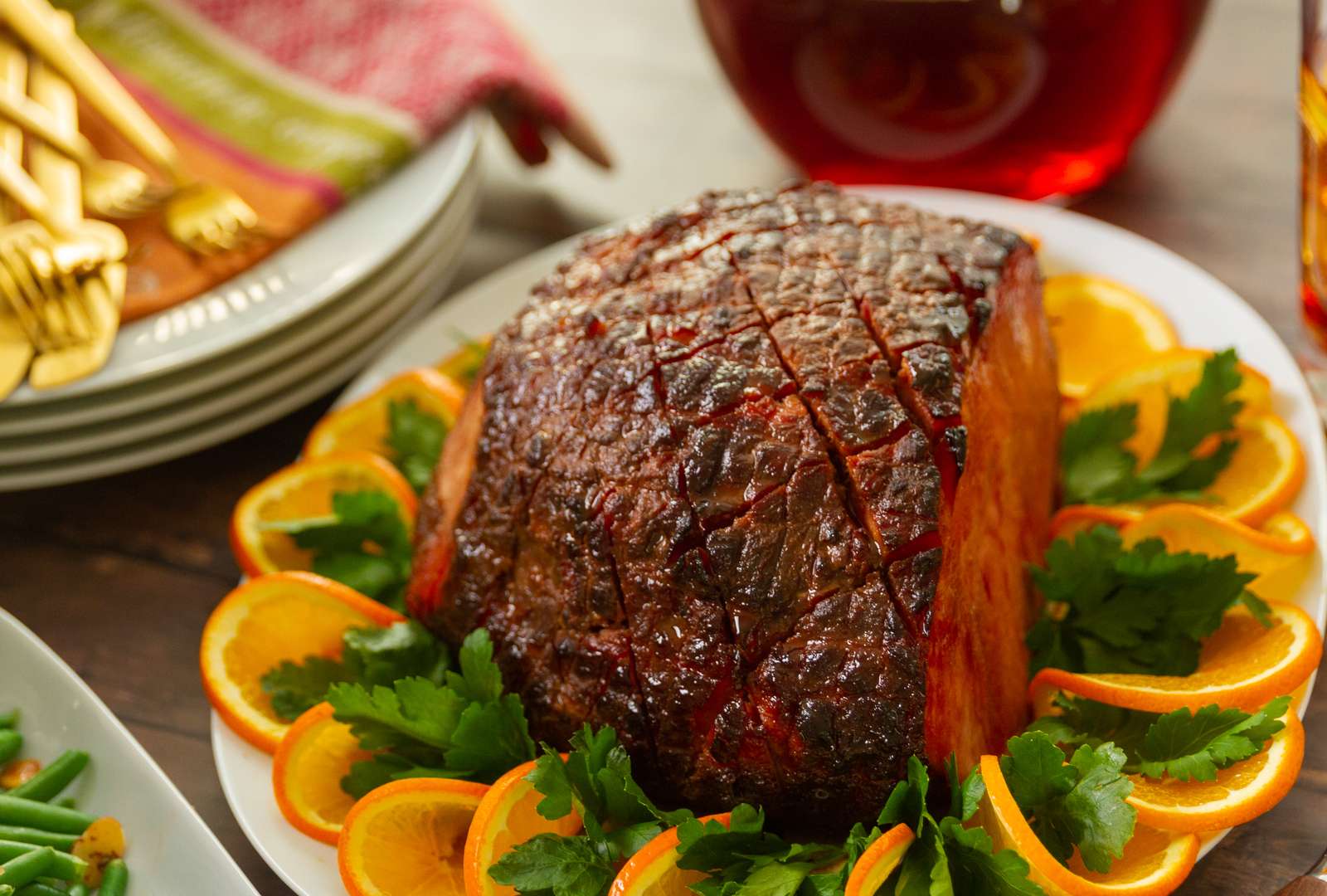 Sweet Tea Glazed Ham Recipe - Luzianne Tea