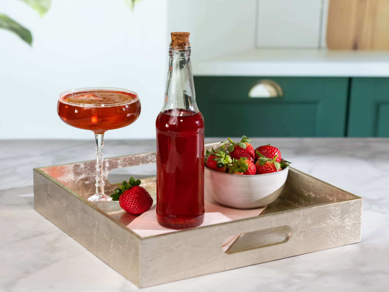 Spiced Strawberry Syrup