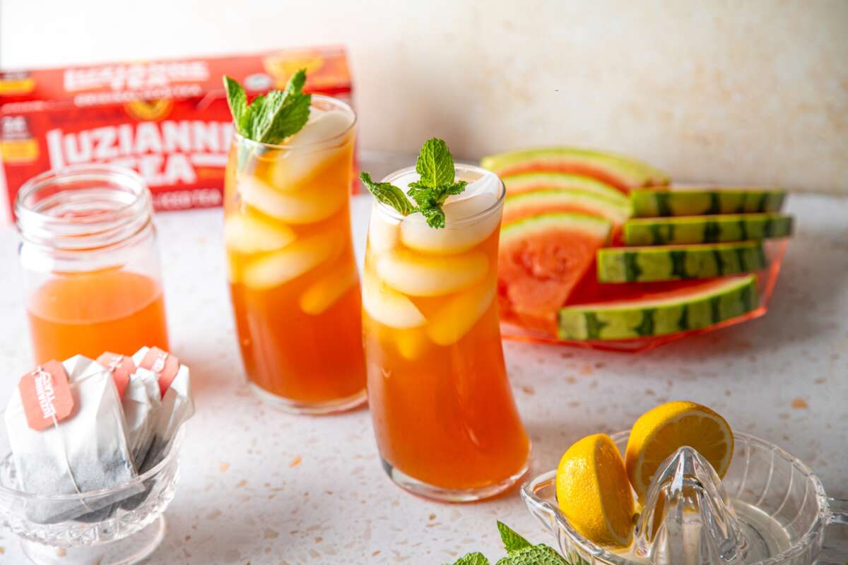 Watermelon Ice Pick Cocktail Recipe - Luzianne Tea