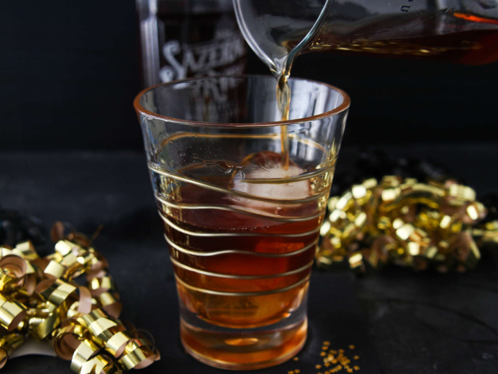 Black & Gold Old Fashioned