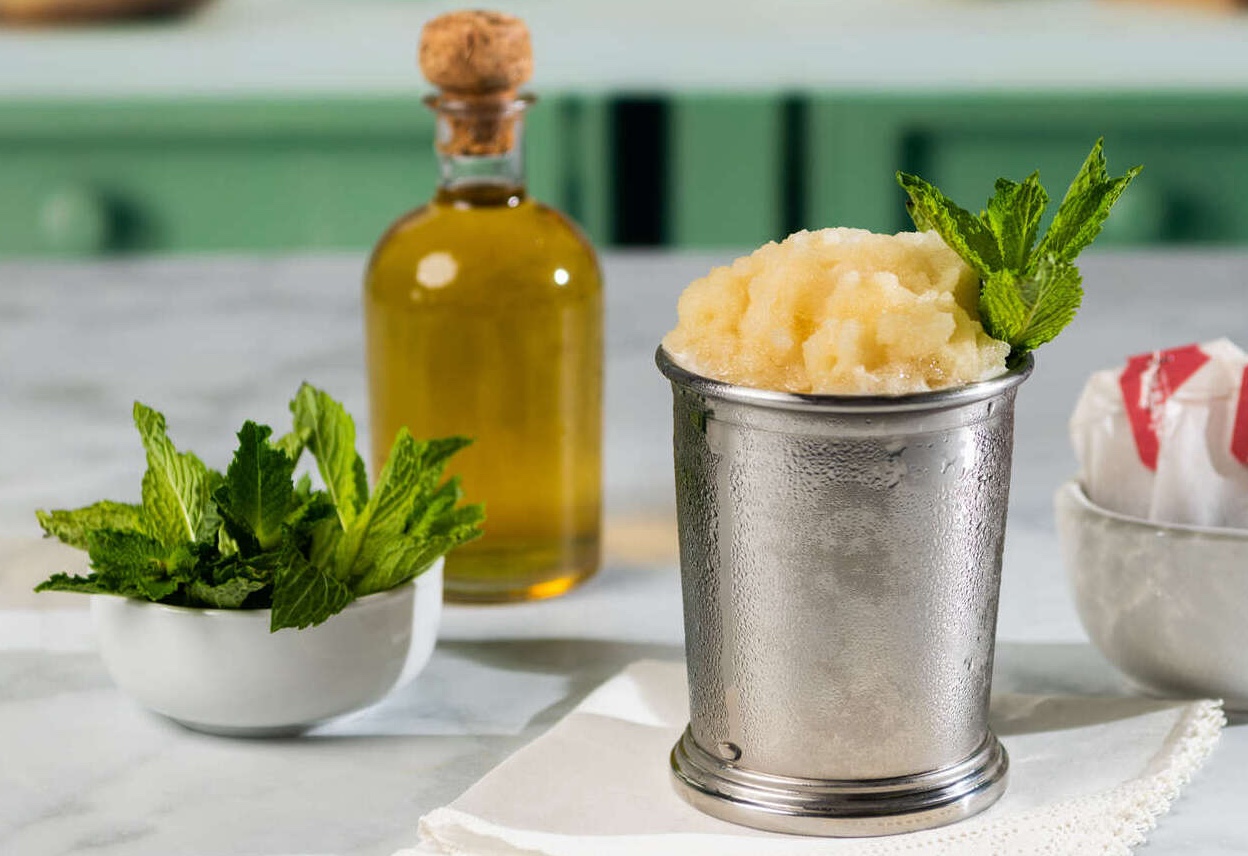 frozen slushy mint julep