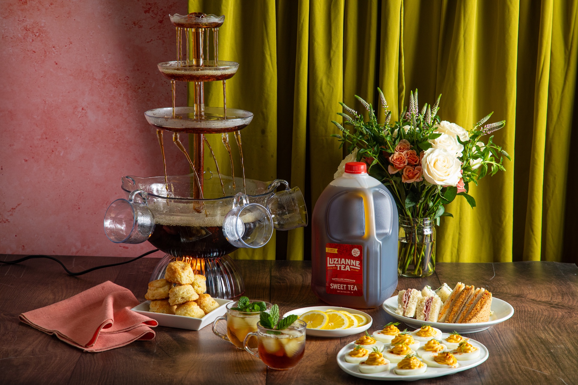 tea tower - tea fountain